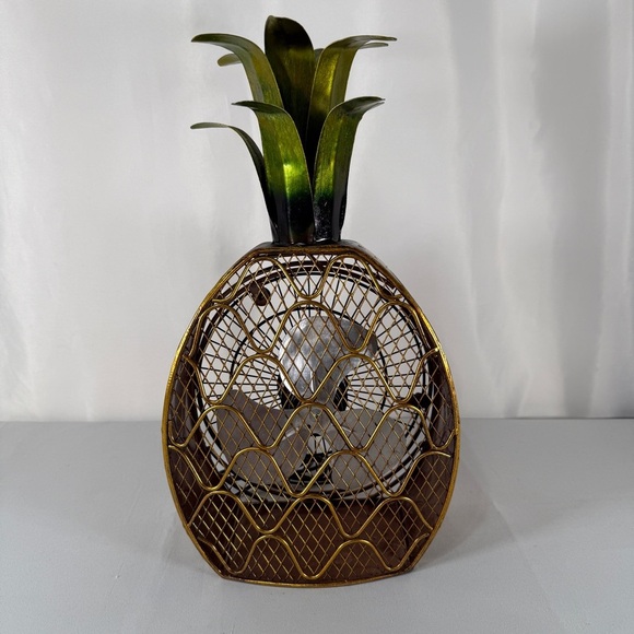 Pineapple Retro Decor Fan - Picture 1 of 8